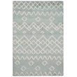 Safavieh Casablanca 4' X 6' Wool Hand Tufted Rug in Blue / Ivory