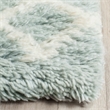 Safavieh Casablanca 6' X 9' Wool Hand Tufted Rug in Blue / Ivory