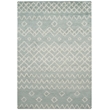 Safavieh Casablanca 6' X 9' Wool Hand Tufted Rug in Blue / Ivory
