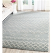 Safavieh Casablanca 8' X 10' Wool Hand Tufted Rug in Blue / Ivory