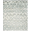 Safavieh Casablanca 8' X 10' Wool Hand Tufted Rug in Blue / Ivory