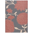 Safavieh Courtyard 8' X 11' Power Loomed Rug in Anthracite and Beige