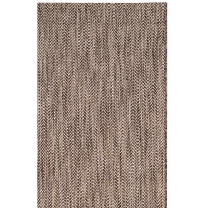 Safavieh Courtyard 8' X 11' Power Loomed Rug in Brown and Beige