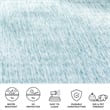Safavieh Courtyard 8' X 11' Power Loomed Rug in Aqua and Aqua