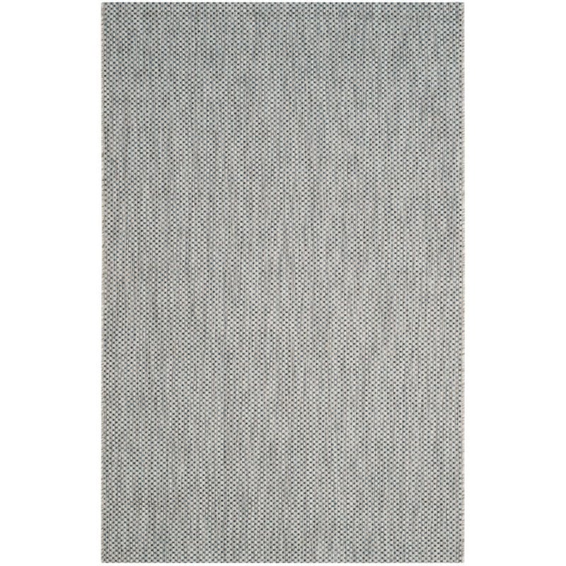 Safavieh Courtyard 8' X 11' Power Loomed Rug in Gray and Navy