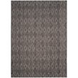 Safavieh Courtyard 9' X 12' Power Loomed Rug in Black and Black