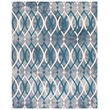 Safavieh Dip Dye 9' X 12' Hand Tufted Wool Rug in Gray and Ivory Blue