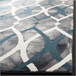 Safavieh Dip Dye 9' X 12' Hand Tufted Wool Rug in Gray and Ivory Blue