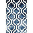 Safavieh Dip Dye 9' X 12' Hand Tufted Wool Pile Rug in Navy and Ivory