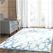 Safavieh Dip Dye 5' X 8' Hand Tufted Rug in Ivory and Blue