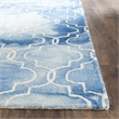 Safavieh Dip Dye 6' X 9' Hand Tufted Rug in Blue and Ivory