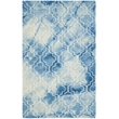 Safavieh Dip Dye 6' X 9' Hand Tufted Rug in Blue and Ivory