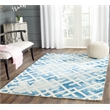 Safavieh Dip Dye 9' X 12' Hand Tufted Rug in Blue and Ivory