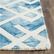 Safavieh Dip Dye 9' X 12' Hand Tufted Rug in Blue and Ivory