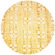 Safavieh Dip Dye 3' X 5' Hand Tufted Wool Pile Rug in Ivory and Gold