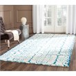 Safavieh Dip Dye 6' X 9' Hand Tufted Wool Rug in Ivory and Turquoise