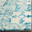 Safavieh Dip Dye 7' Round Hand Tufted Wool Rug