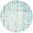 Safavieh Dip Dye 7' Round Hand Tufted Wool Rug
