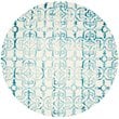 Safavieh Dip Dye 7' Round Hand Tufted Wool Rug