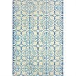 Safavieh Dip Dye 9' X 12' Hand Tufted Wool Rug in Ivory and Turquoise