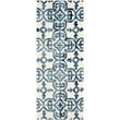 Safavieh Dip Dye 4' X 6' Hand Tufted Wool Pile Rug in Ivory and Navy