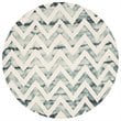 Safavieh Dip Dye 4' X 6' Hand Tufted Wool Pile Rug in Ivory and Gray