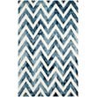 Safavieh Dip Dye 8' X 10' Hand Tufted Wool Pile Rug in Ivory and Navy