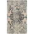 Safavieh Dip Dye 3' X 5' Hand Tufted Wool Pile Rug in Camel and Gray