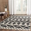 Safavieh Dhurries 6' Round Hand Woven Flat Weave Wool Rug