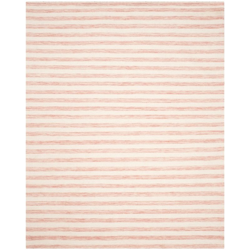 Safavieh Dhurries 6' Square Hand Woven Flat Weave Wool Rug