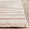 Safavieh Dhurries 6' Square Hand Woven Flat Weave Wool Rug