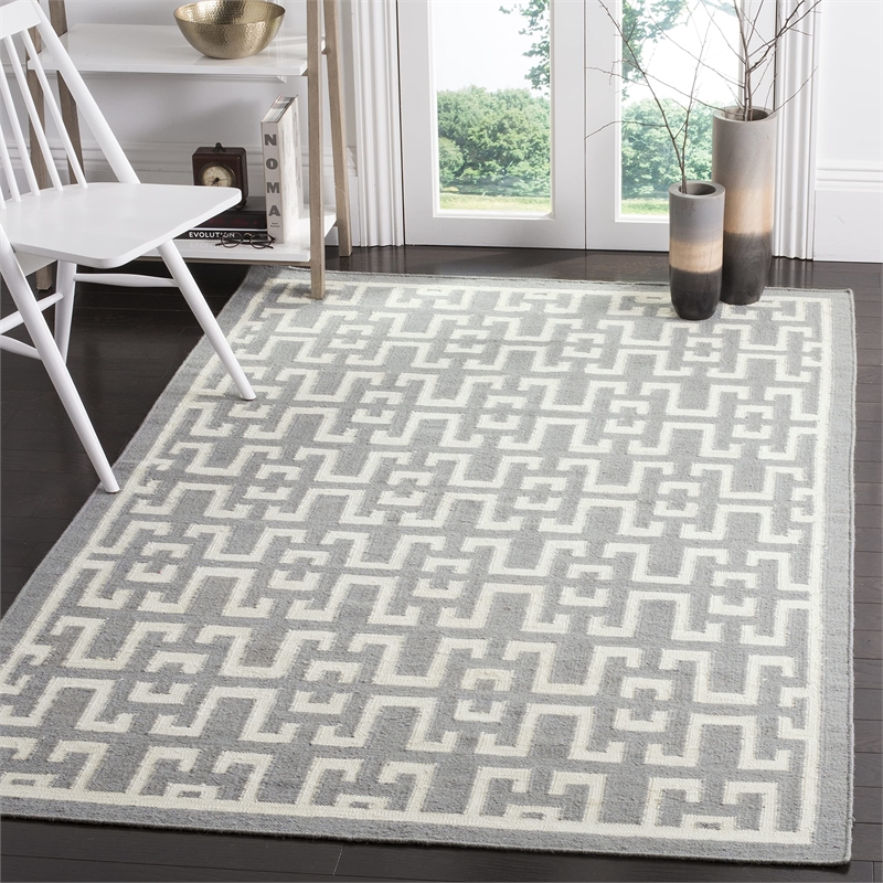 Safavieh Dhurries 5' X 8' Hand Woven Flat Weave Rug