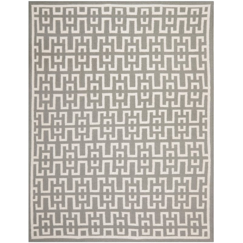 Safavieh Dhurries 9' X 12' Hand Woven Flat Weave Rug