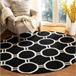 Safavieh Dhurries 3' X 5' Hand Woven Flat Weave Rug in Navy and Ivory