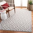 Safavieh Dhurries 3' X 5' Hand Woven Flat Weave Rug in Gray and Ivory