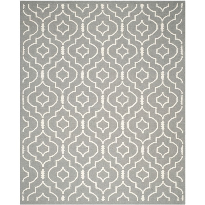 Safavieh Dhurries 6' Round Hand Woven Flat Weave Rug