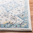 Safavieh Evoke 10' X 14' Power Loomed Rug in Ivory and Light Blue