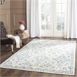 Safavieh Evoke 3' X 5' Power Loomed Rug in Ivory and Light Blue
