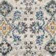 Safavieh Evoke 3' X 5' Power Loomed Rug in Ivory and Light Blue
