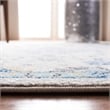 Safavieh Evoke 4' X 6' Power Loomed Rug in Ivory and Light Blue