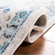 Safavieh Evoke 4' X 6' Power Loomed Rug in Ivory and Light Blue