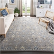 Safavieh Evoke 10' X 14' Power Loomed Rug in Dark Gray and Yellow