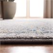 Safavieh Evoke 4' X 6' Power Loomed Rug in Dark Gray and Yellow