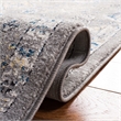 Safavieh Evoke 9' X 12' Power Loomed Rug in Dark Gray and Yellow