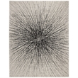 Safavieh Evoke 10' X 14' Power Loomed Rug in Black and Ivory