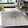 Safavieh Evoke 4' X 6' Power Loomed Rug in Black and Ivory