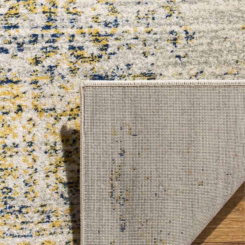 Safavieh Evoke 10' X 14' Power Loomed Rug in Ivory and Blue