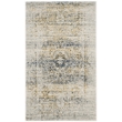Safavieh Evoke 3' X 5' Power Loomed Rug in Ivory and Blue