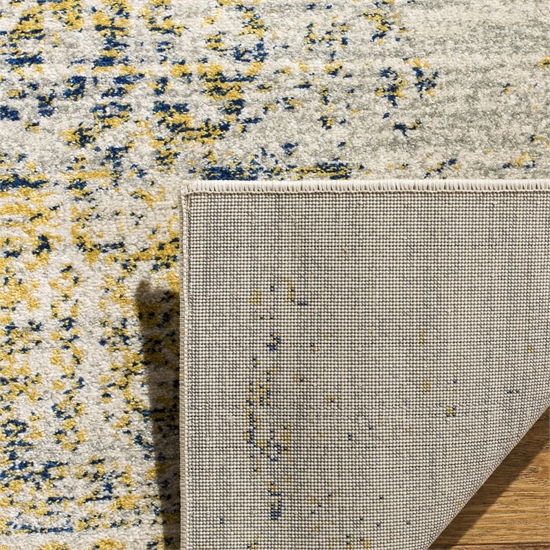 Safavieh Evoke 8' X 10' Power Loomed Rug in Ivory and Blue