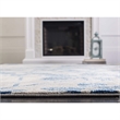 Safavieh Evoke 3' X 5' Power Loomed Rug in Gray and Light Blue